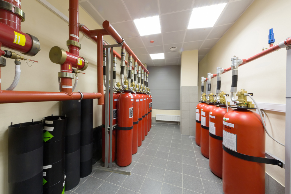 industrial fire extinguishing system.
